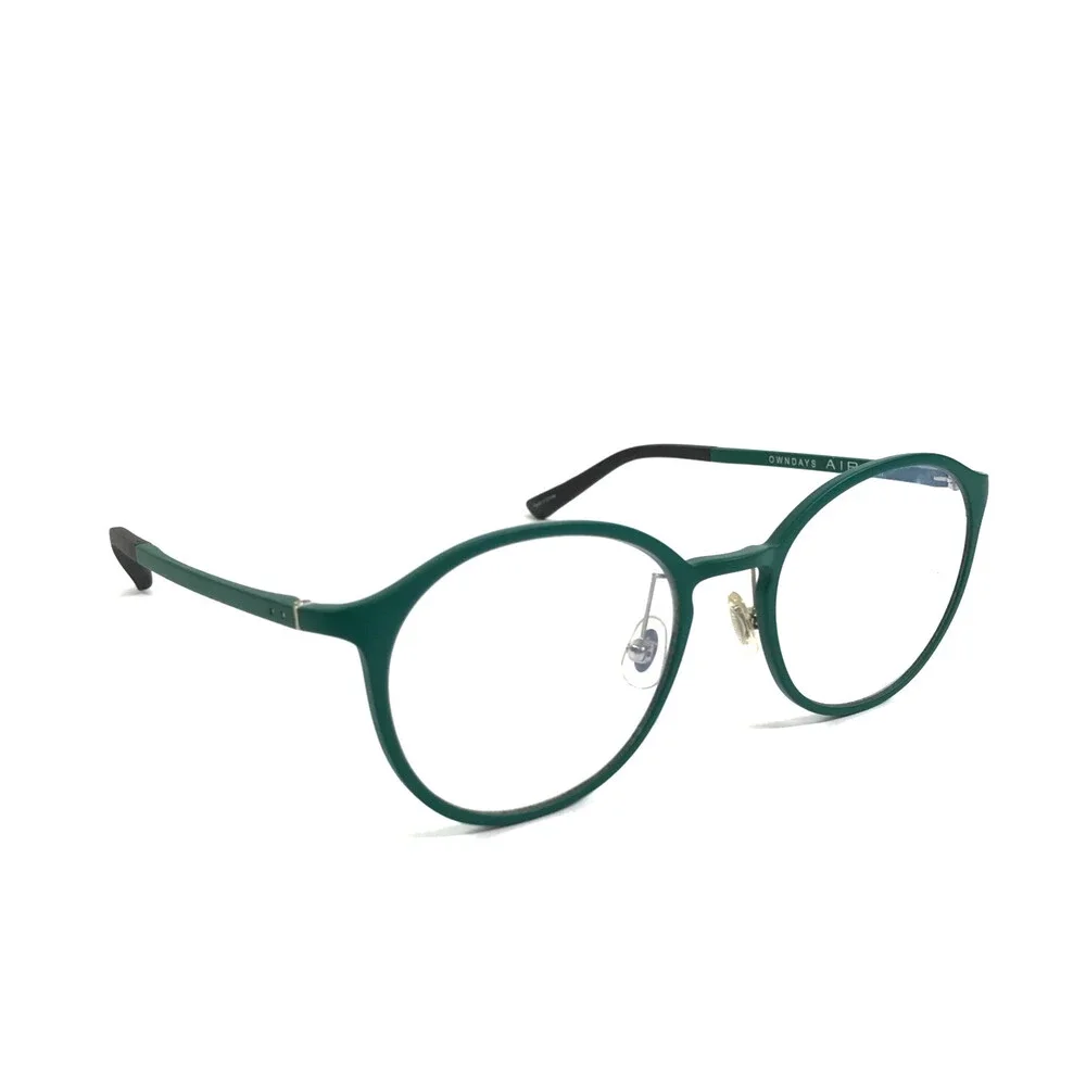 OWNDAYS Eyeglasses Frames PC2005N-9A-C9 Green Round Full Rim 51-19-140